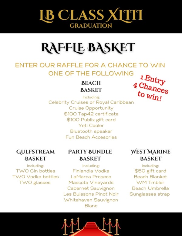 LB 43 Graduation Raffle - 1 Entry